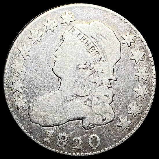 1820 Capped Bust Quarter LIGHTLY CIRCULATED