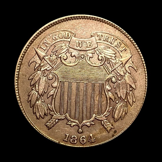 1864 Bronze Two-Cent Piece UNCIRCULATED