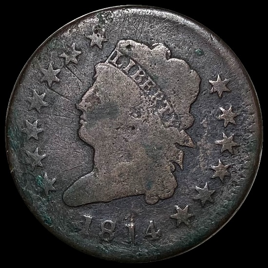 1814 Classic Head Large Cent NICELY CIRCULATED