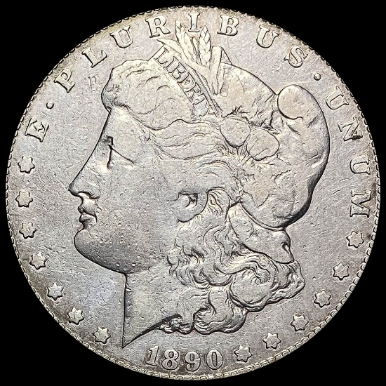 1890-CC Silver Morgan Dollar LIGHTLY CIRCULATED