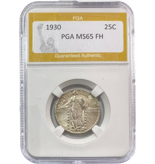 1930 Standing Liberty Quarter PGA MS65 F