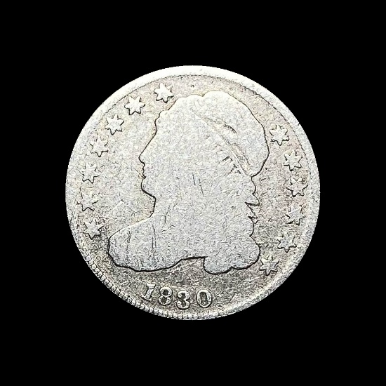 1830 Capped Bust Dime NICELY CIRCULATED