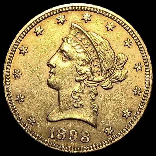 1898 Liberty Head Gold Eagle $10 CHOICE AU