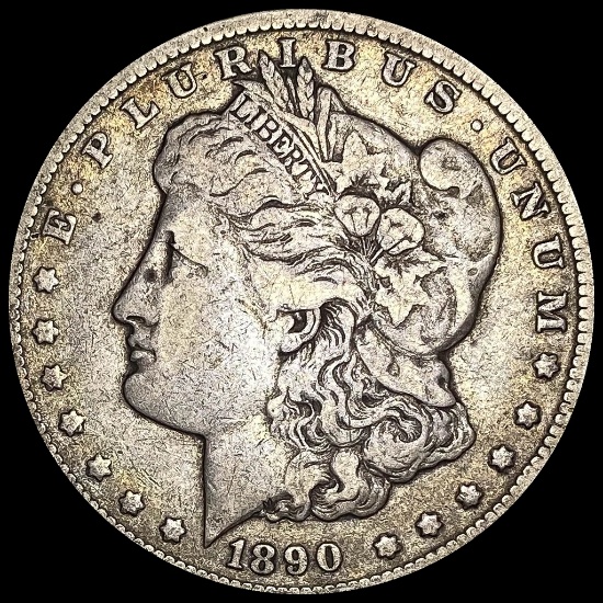 1890-CC Silver Morgan Dollar LIGHTLY CIRCULATED