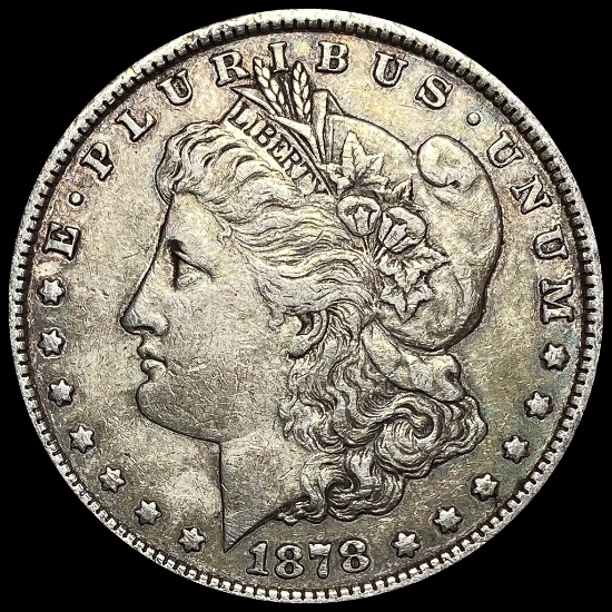1878 Silver Morgan Dollar NEARLY UNCIRCULATED