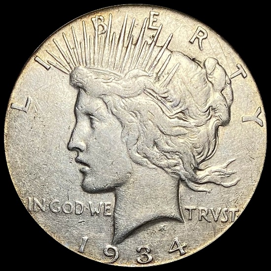 1934-S Peace Silver Dollar CLOSELY UNCIRCULATED