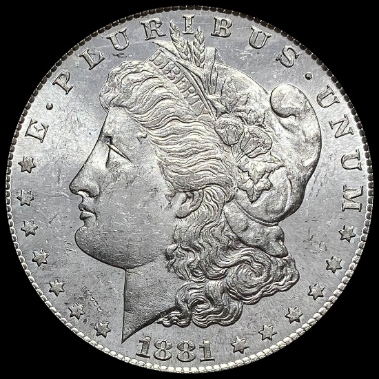 1881-S Silver Morgan Dollar CHOICE BU