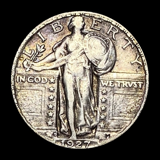 1927-D Standing Liberty Quarter LIGHTLY CIRCULATED