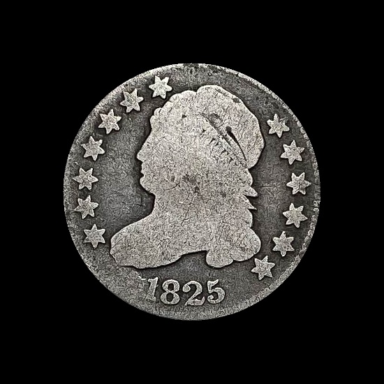 1825 Capped Bust Dime NICELY CIRCULATED