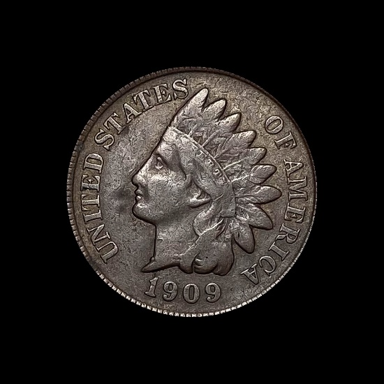 1909-S Indian Head Cent LIGHTLY CIRCULATED