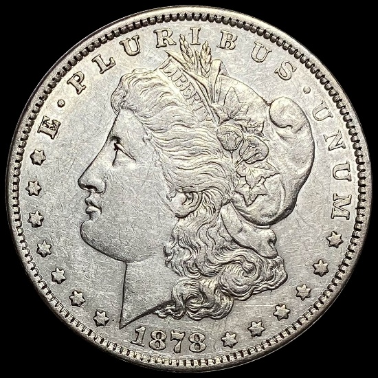 1878 Silver Morgan Dollar CLOSELY UNCIRCULATED