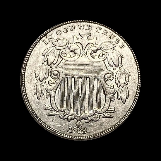 1868 Shield Nickel CLOSELY UNCIRCULATED