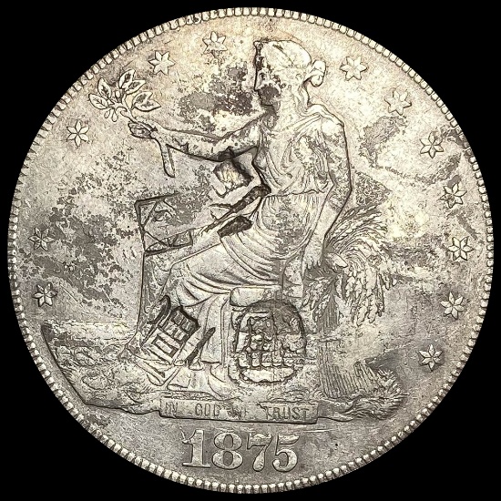 1875-S Silver Trade Dollar HIGH GRADE