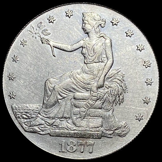 1877-S Silver Trade Dollar CLOSELY UNCIRCULATED