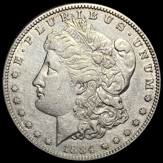 1884-S Silver Morgan Dollar CLOSELY UNCIRCULATED