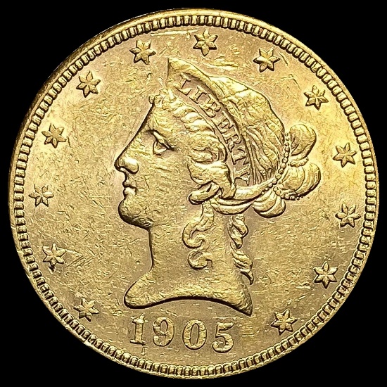 1905-S Gold $10 Liberty Head Eagle CHOICE AU
