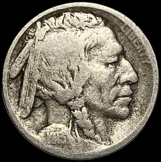 1913-S Buffalo Nickel LIGHTLY CIRCULATED