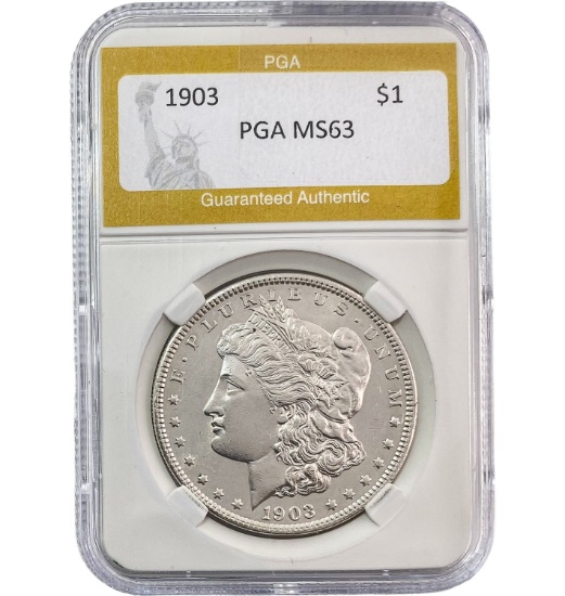 1903 Morgan Silver Dollar PGA MS63