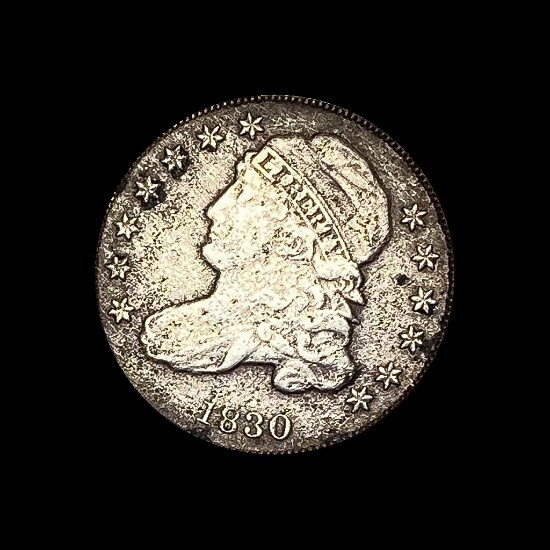 1830 Capped Bust Dime LIGHTLY CIRCULATED