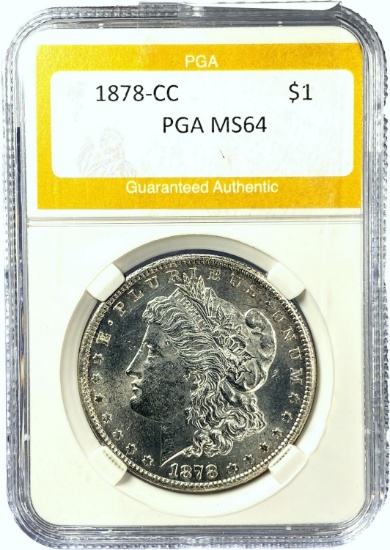 1878-CC Morgan Dollar PGA MS64