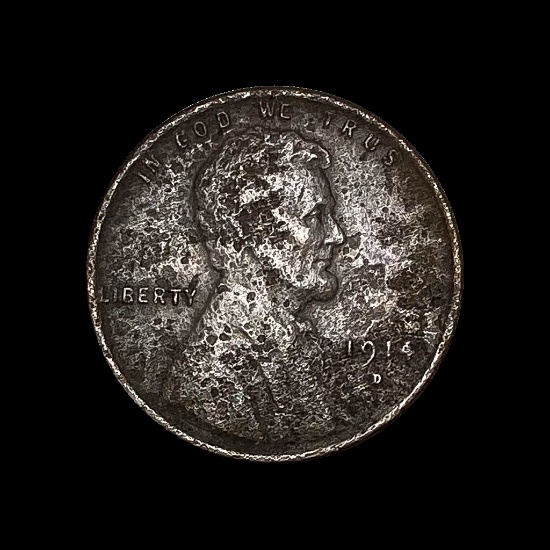 1914-D Lincoln Wheat Cent LIGHTLY CIRCULATED