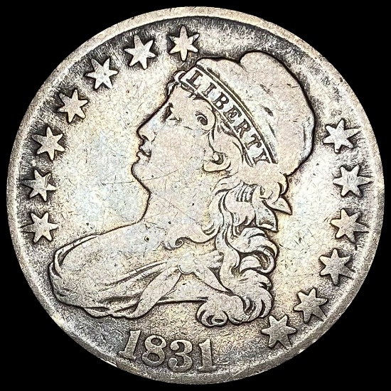 1831 Capped Bust Half Dollar NICELY CIRCULATED