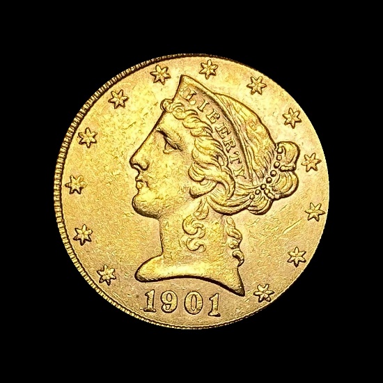 1901 Liberty Head $5 Half Eagle UNCIRCULATED