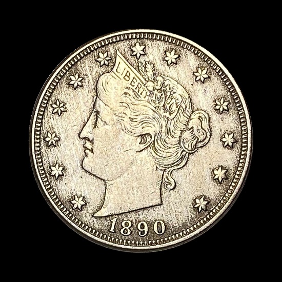 1890 Liberty Head Nickel LIGHTLY CIRCULATED