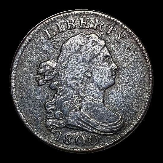 1800 Copper Half Cent LIGHTLY CIRCULATED