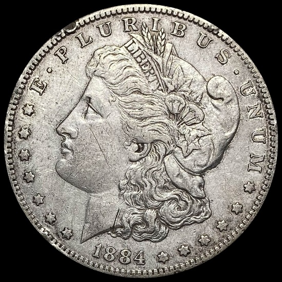 1884-S Silver Morgan Dollar NEARLY UNCIRCULATED