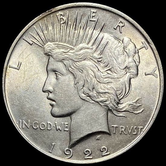 1922 Silver Peace Dollar CHOICE BU