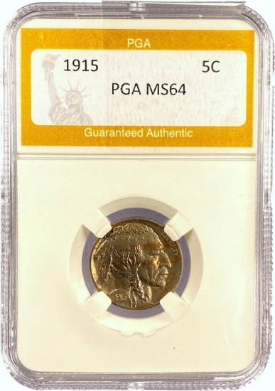 1915 Buffalo Nickel PGA MS64