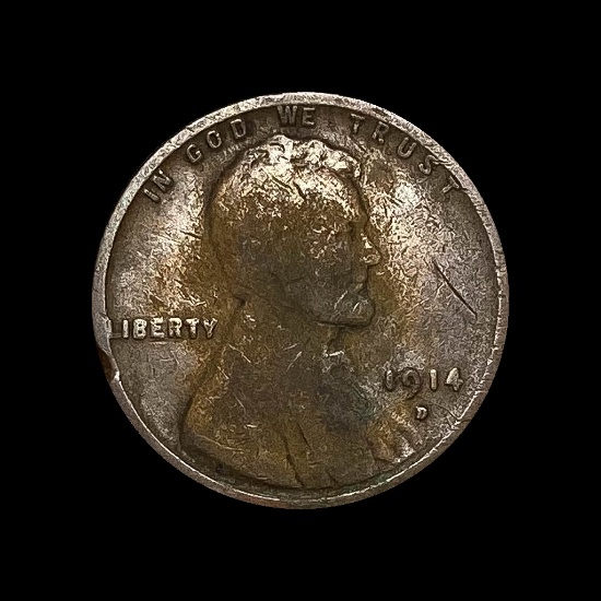 1914-D Lincoln Wheat Cent NICELY CIRCULATED