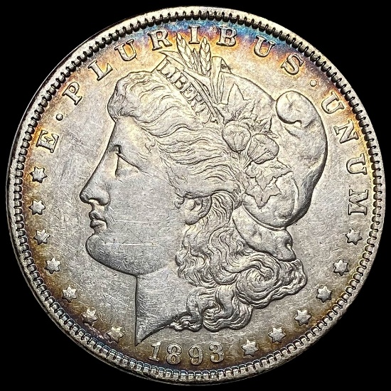 1893 Morgan Silver Dollar CLOSELY UNCIRCULATED