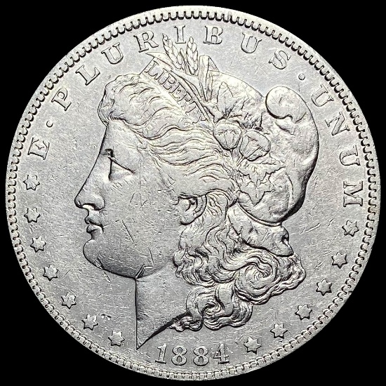 1884-S Silver Morgan Dollar CLOSELY UNCIRCULATED