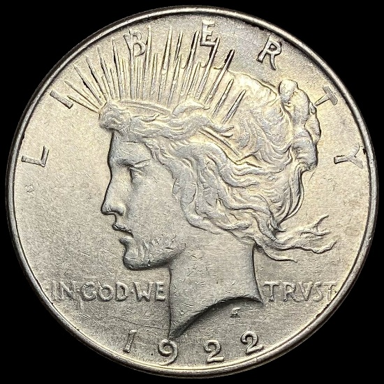 1922 Silver Peace Dollar CHOICE AU