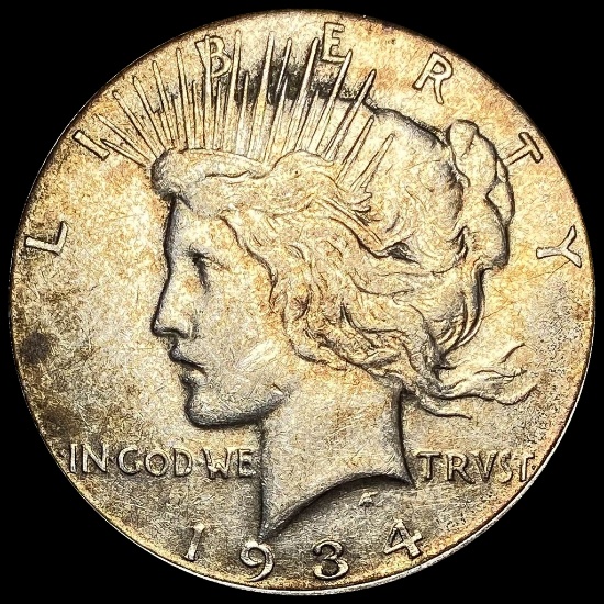 1934-D Peace Silver Dollar CLOSELY UNCIRCULATED