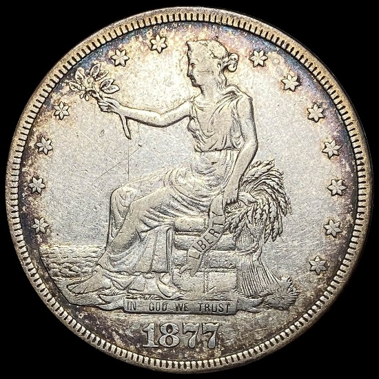 1877-S Silver Trade Dollar LIGHTLY CIRCULATED