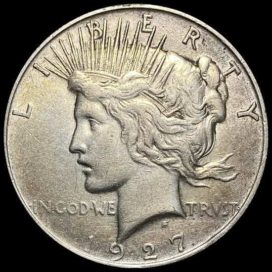 1927-D Silver Peace Dollar NEARLY UNCIRCULATED