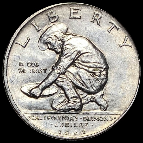 1925-S Silver California Diamond Jubilee Half Dollar UNCIRCULATED