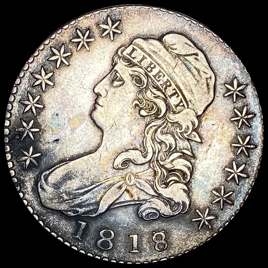 1818 Capped Bust Half Dollar CLOSELY UNCIRCULATED
