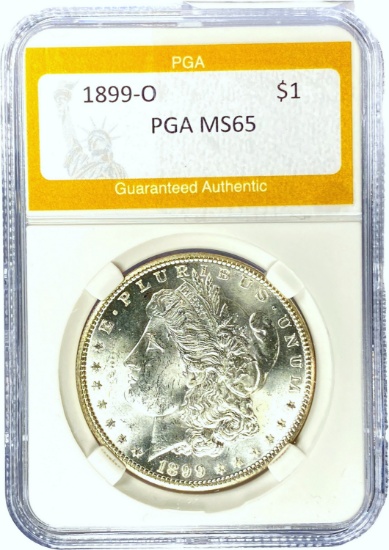 1899-O Morgan Dollar PGA MS65