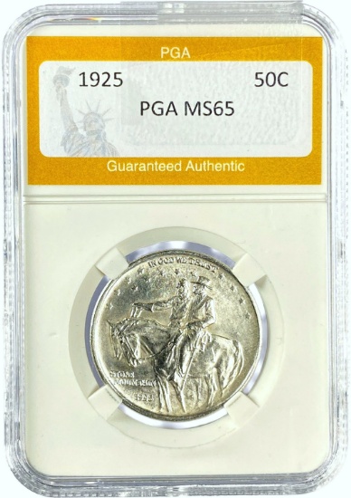 1925 Stone Mountain Half Dollar PGA MS65