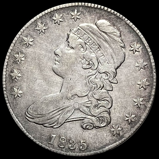 1835 Capped Bust Half Dollar CLOSELY UNCIRCULATED