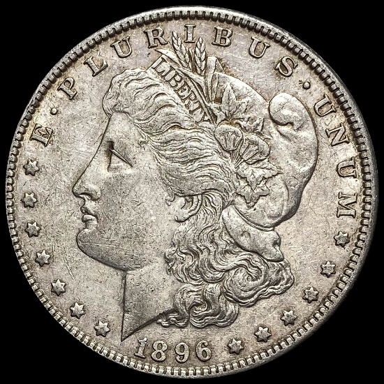 1896 Silver Morgan Dollar CLOSELY UNCIRCULATED