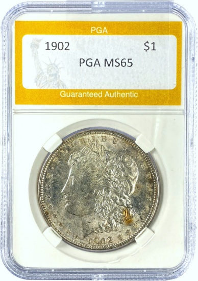 1902 Morgan Silver Dollar PGA MS65