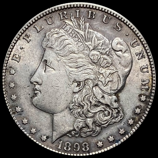 1898-S Silver Morgan Dollar CHOICE AU