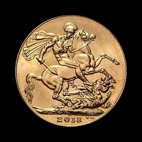 2013 Gold Sovereign United Kingdom GEM BU