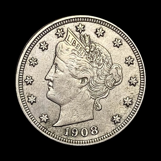 1908 Liberty Head Nickel LIGHTLY CIRCULATED