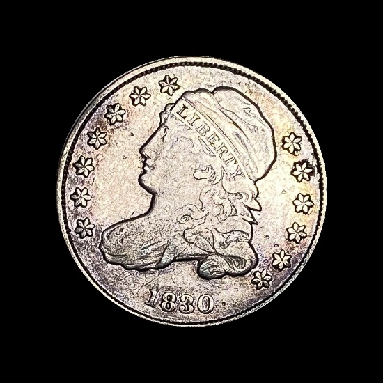 1830 Capped Bust Dime NEARLY UNCIRCULATED